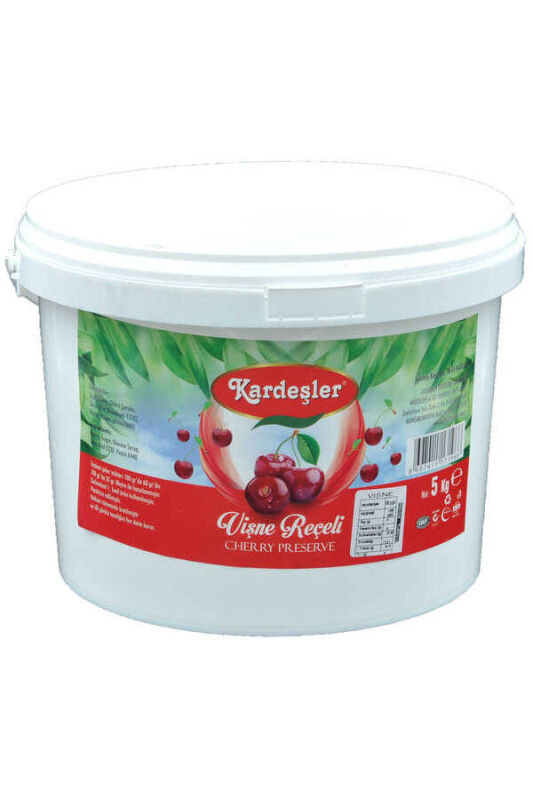 Kardeşler Vişne Reçeli Kova 5 Kg - 1