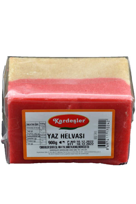 Kardeşler Yaz Helvası 900 G - 1