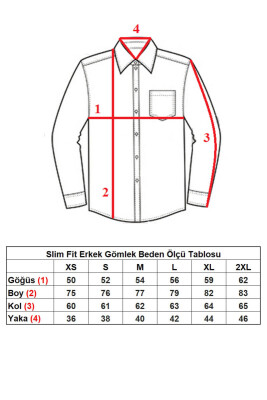 Krem Dar Kesim Micro Kumaş Kol Düğmeli Slim Fit Erkek Gömlek - 201-10 - 4