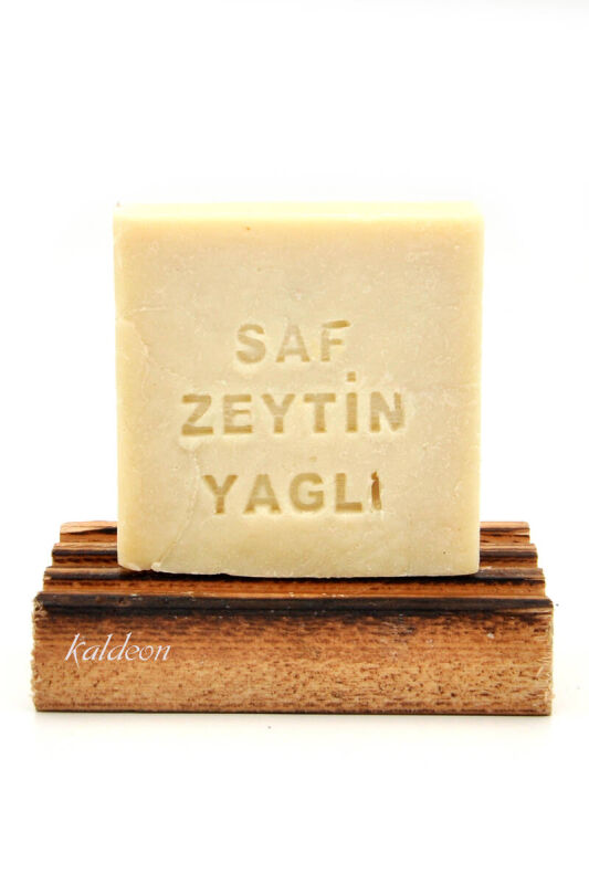 Saf Zeytinyağlı Türk Hamamı Sabunu El Yapımı Doğal 120 G x 3 Adet - 2