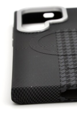 Samsung Galaxy S23 Ultra Uyumlu Dijital Desenli MagSafe Şarj Özellikli Silikon Kapak Kılıf - 4