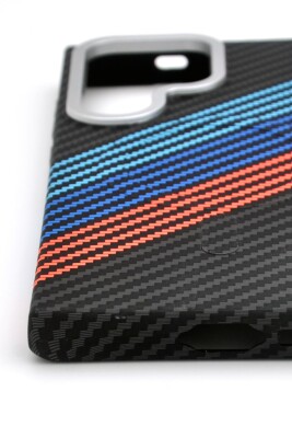 Samsung Galaxy S24 Ultra Uyumlu Dijital Desenli MagSafe Şarj Özellikli Silikon Kapak Kılıf - 4