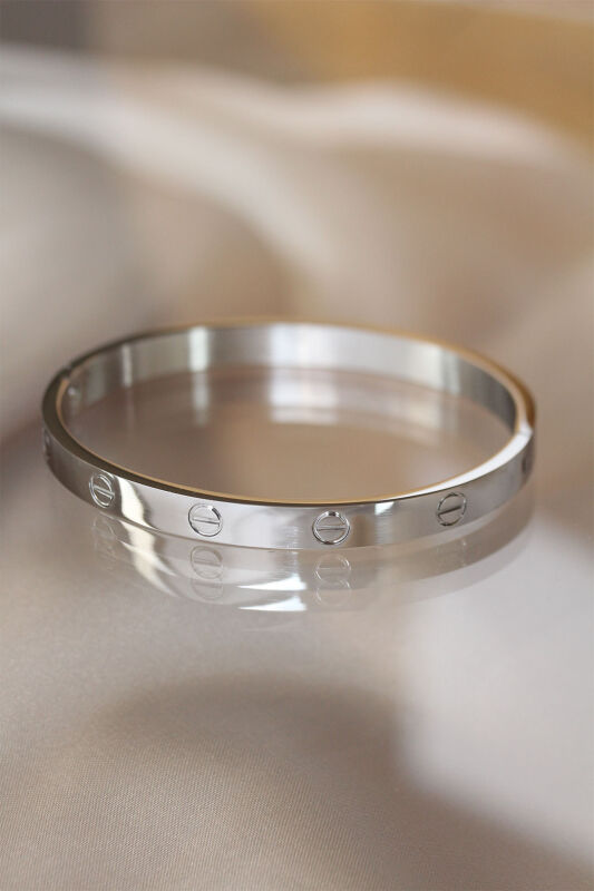 Silver Renk Bilezik - EBJ241026W28655 - 1