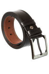 Siyah Suni Deri Dikişli Model 4.5 cm.lik Spor Kemer - 4500-11 - 3