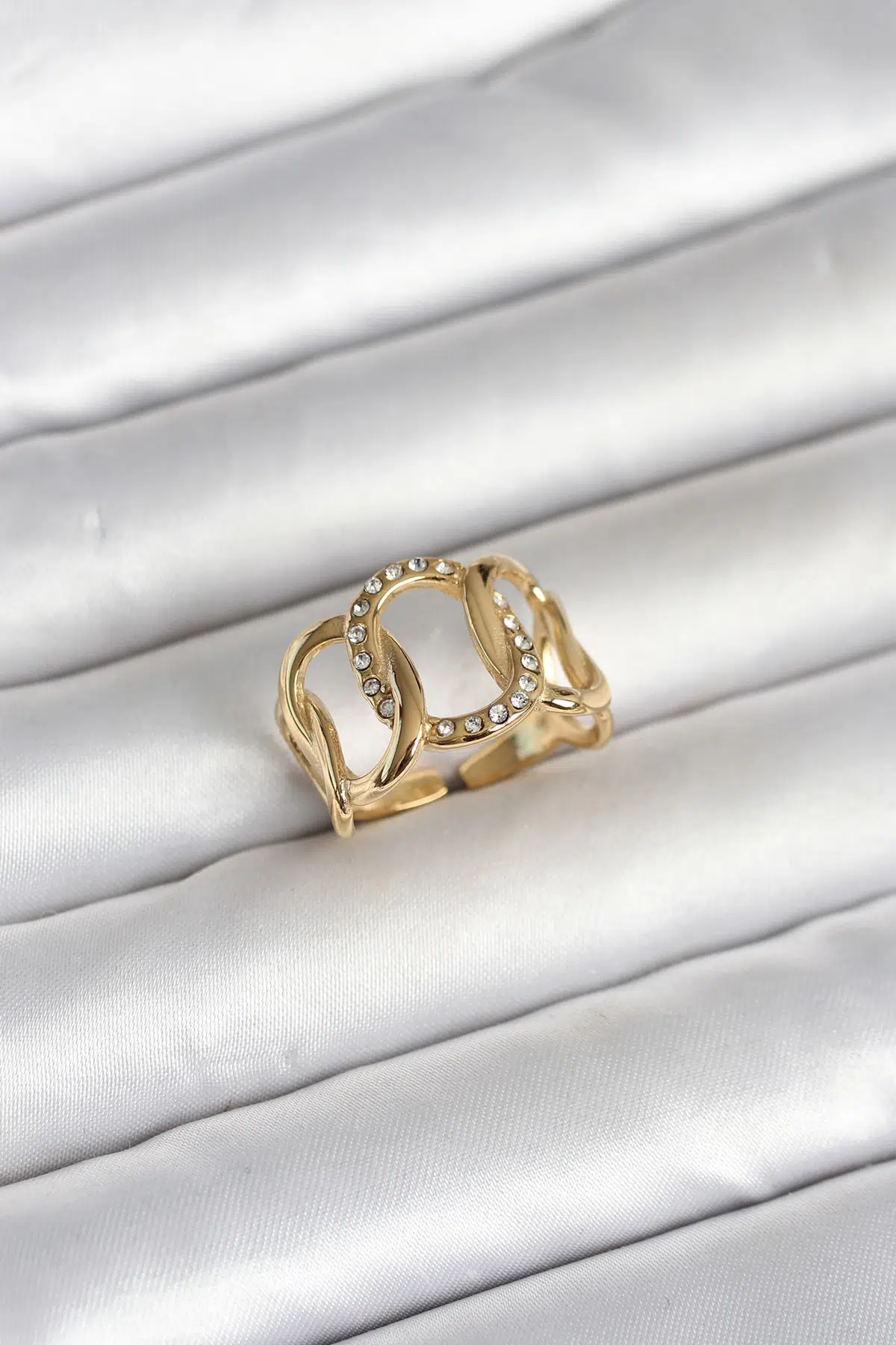 Gold Renk Samanyolu Model Kadın Yüzük - EBJ260418W41935