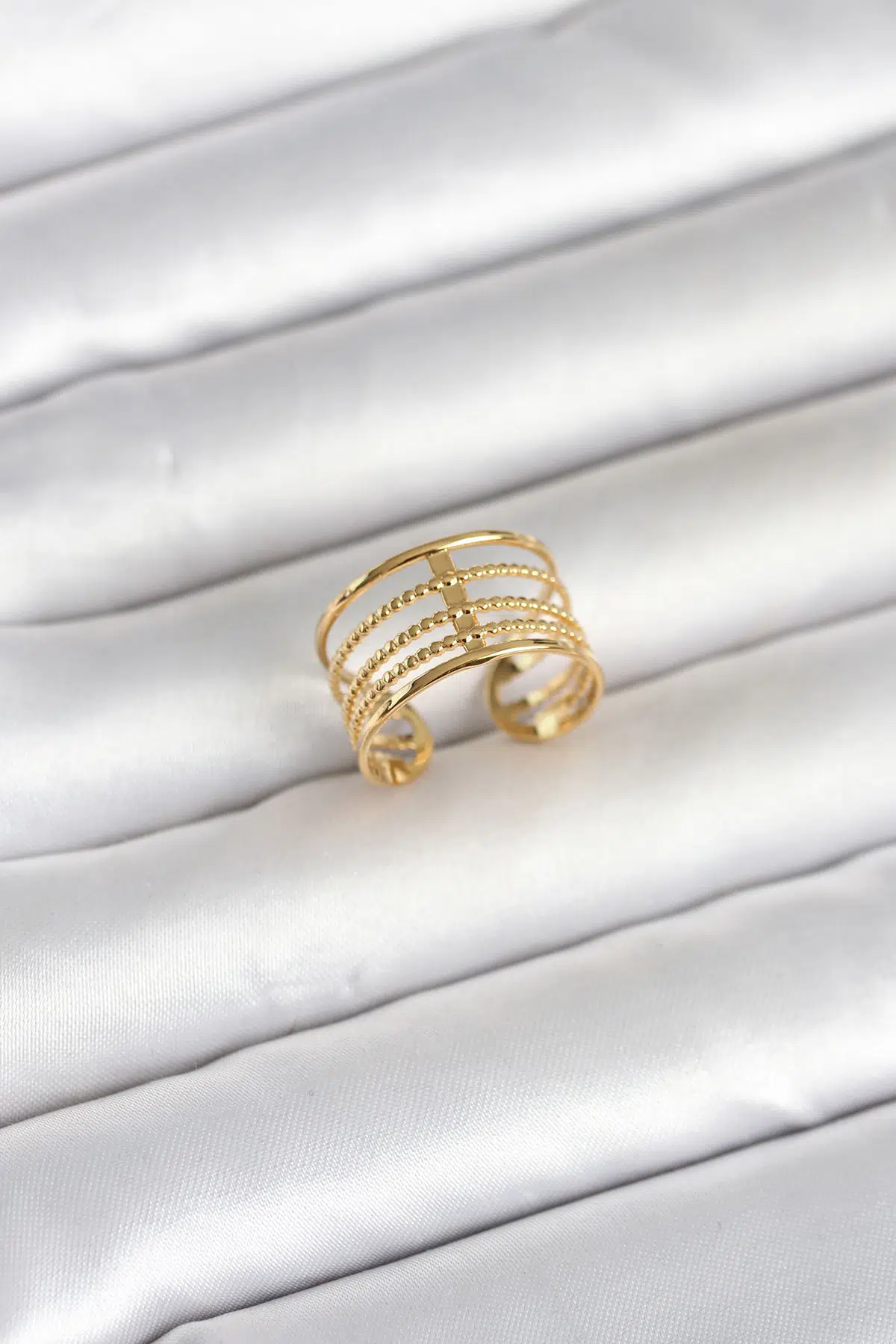 Gold Renk Vintage Model Kadın Yüzük - EBJ260418W41948