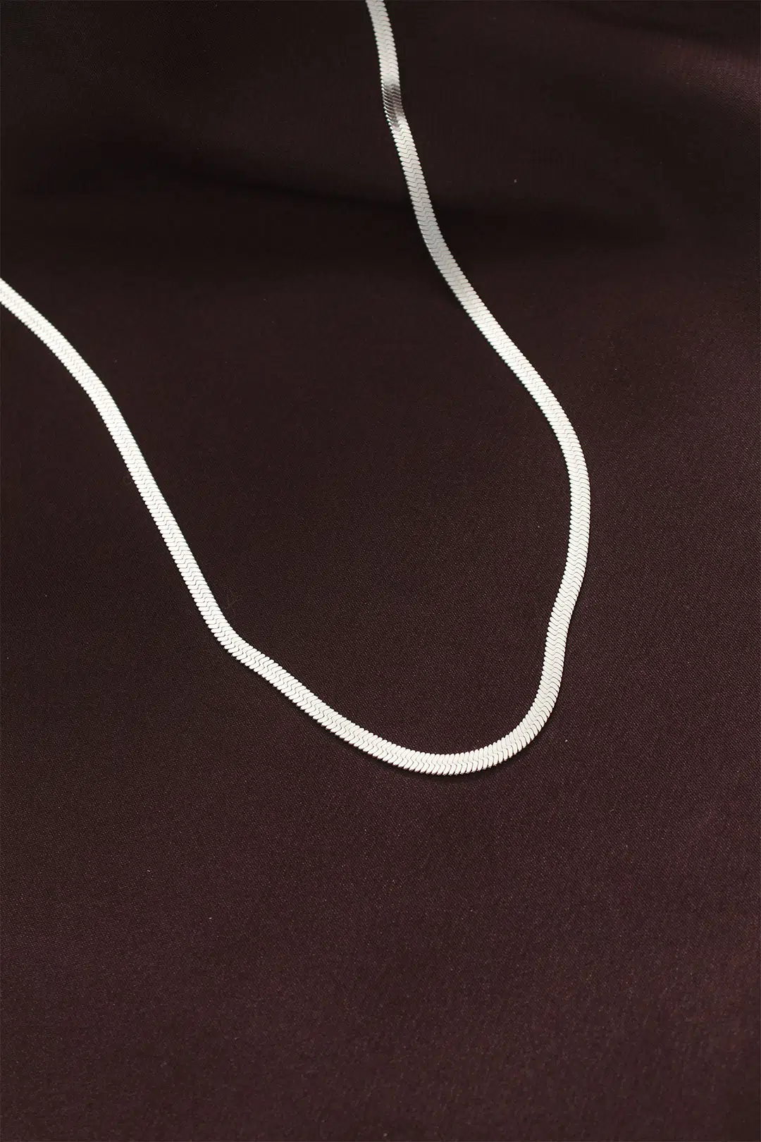 Gümüş Renk 60 cm İtalyan Zincir Kadın Kolye // XD-BKO6229-ST