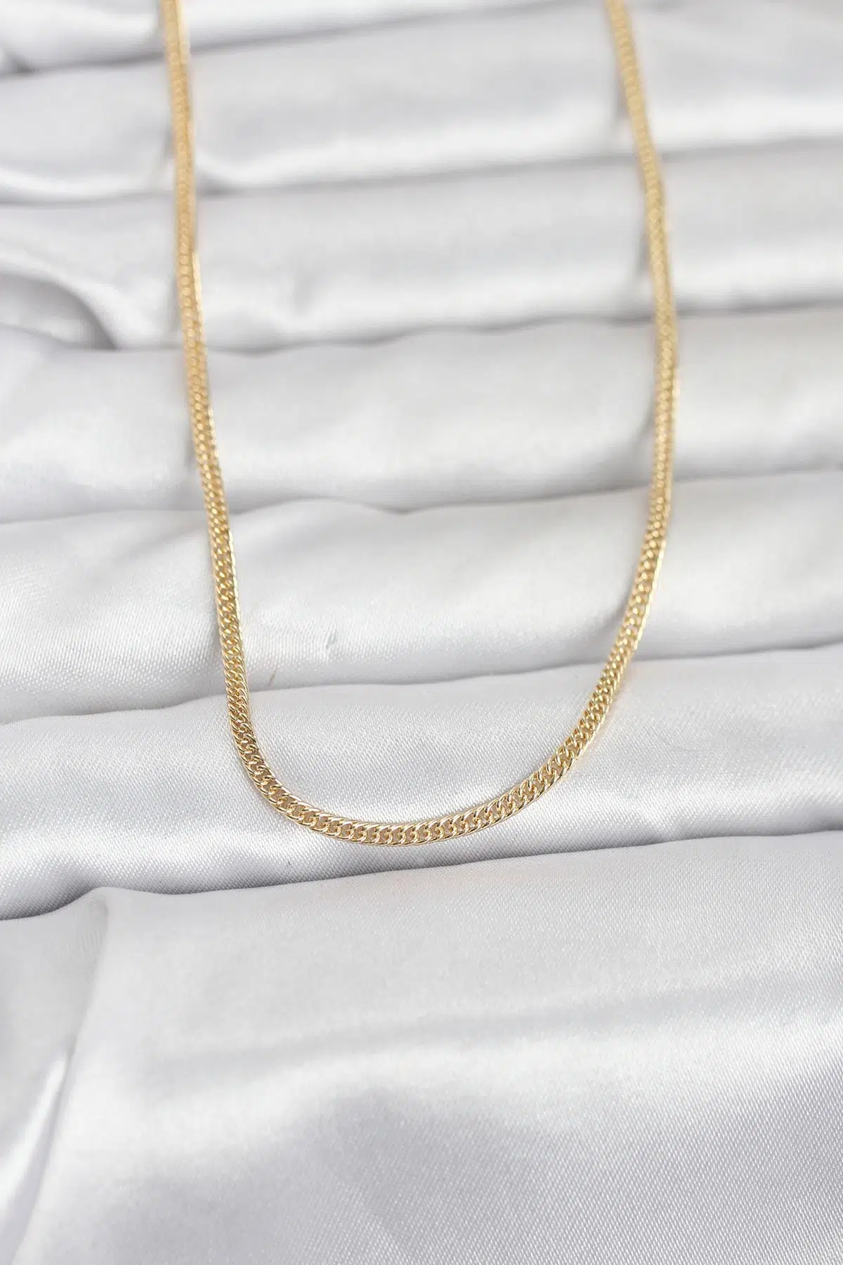 CM 14K Gold Renk Dolgun Zincir Model 60 cm Kadın Kolye - EBJ260207W39420