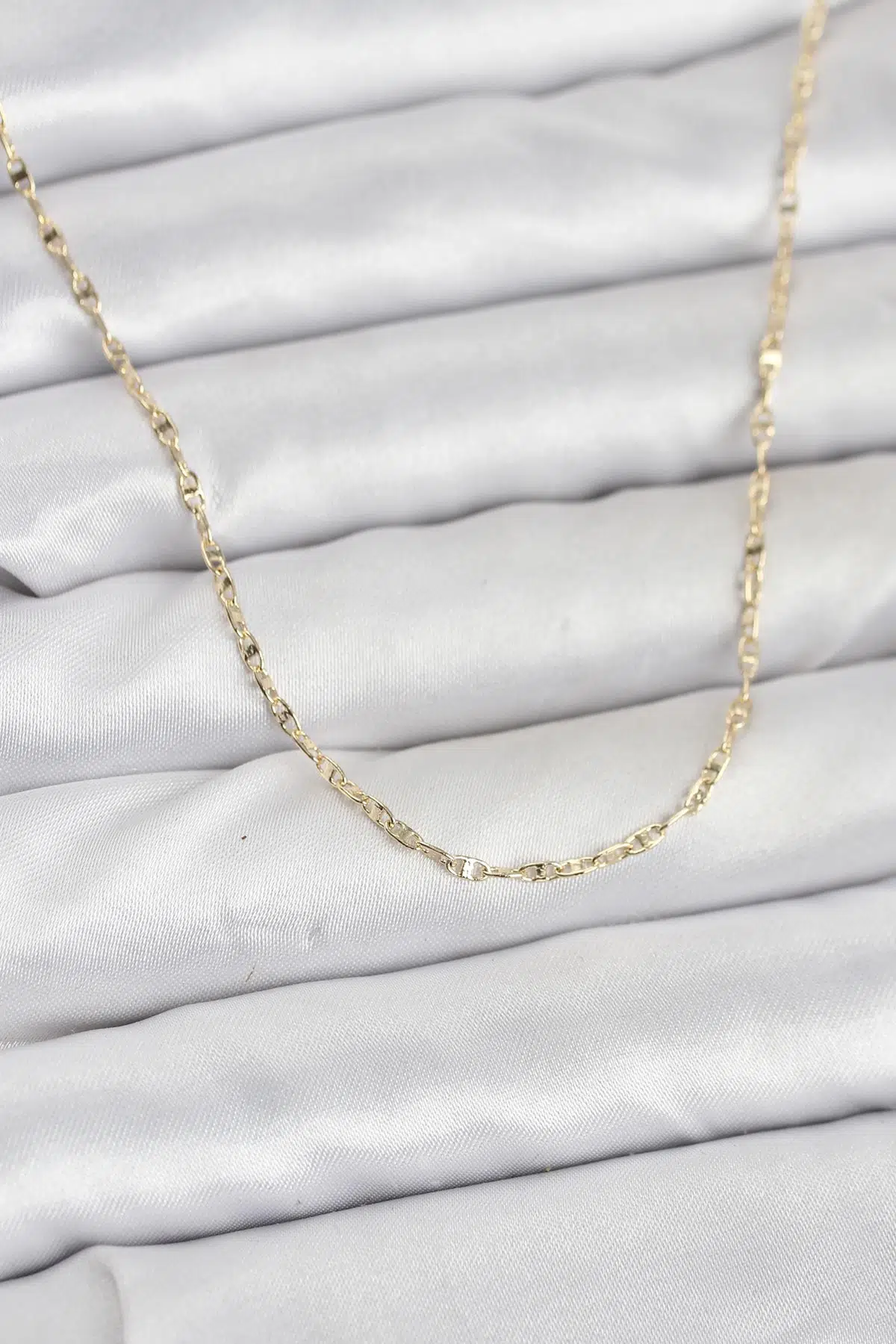 CM 14K Gold Renk Gemici Zincir Model 60 cm Kadın Kolye - EBJ260207W39402