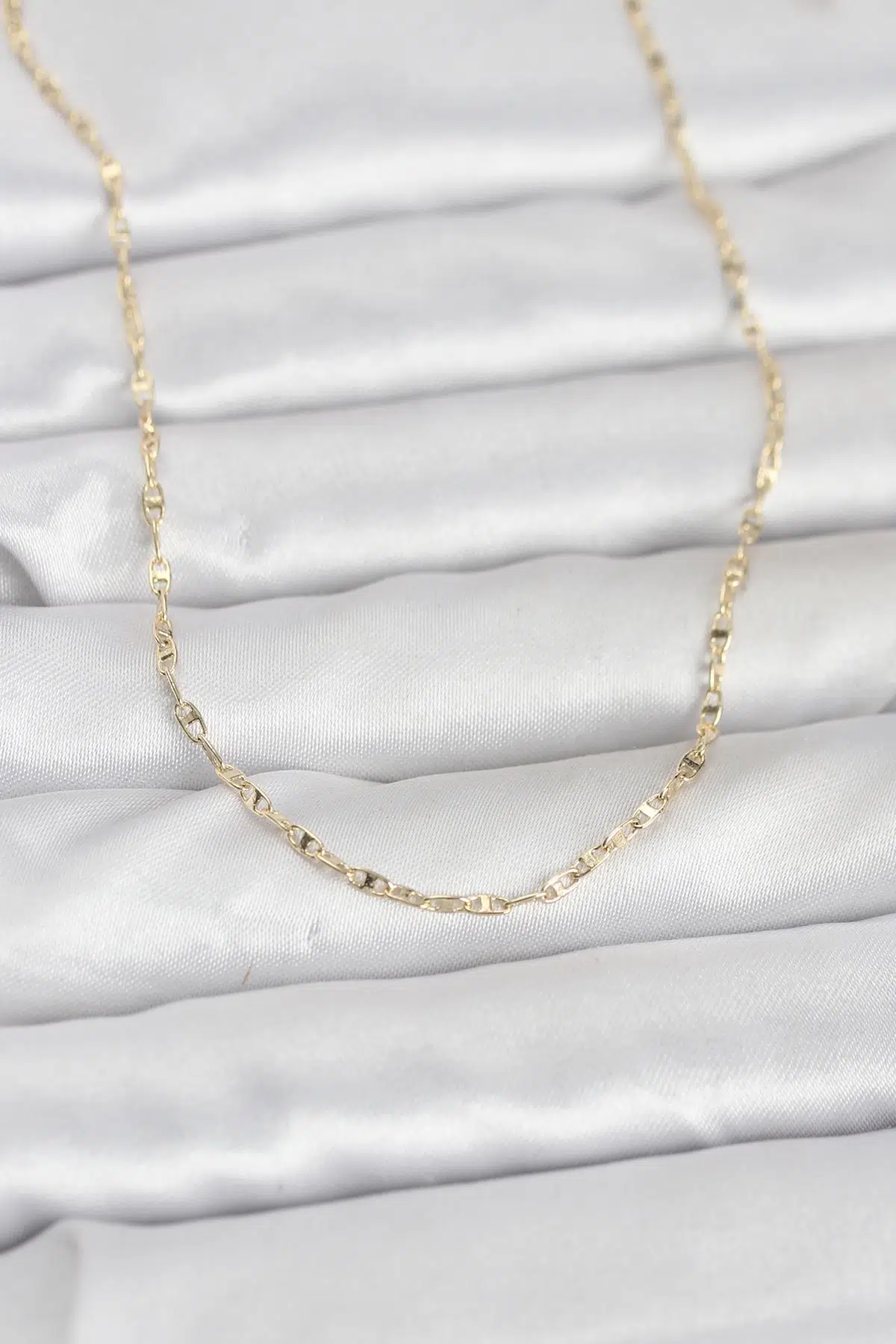 CM 14K Gold Renk Gemici Zincir Model 60 cm Kadın Kolye - EBJ260207W39413