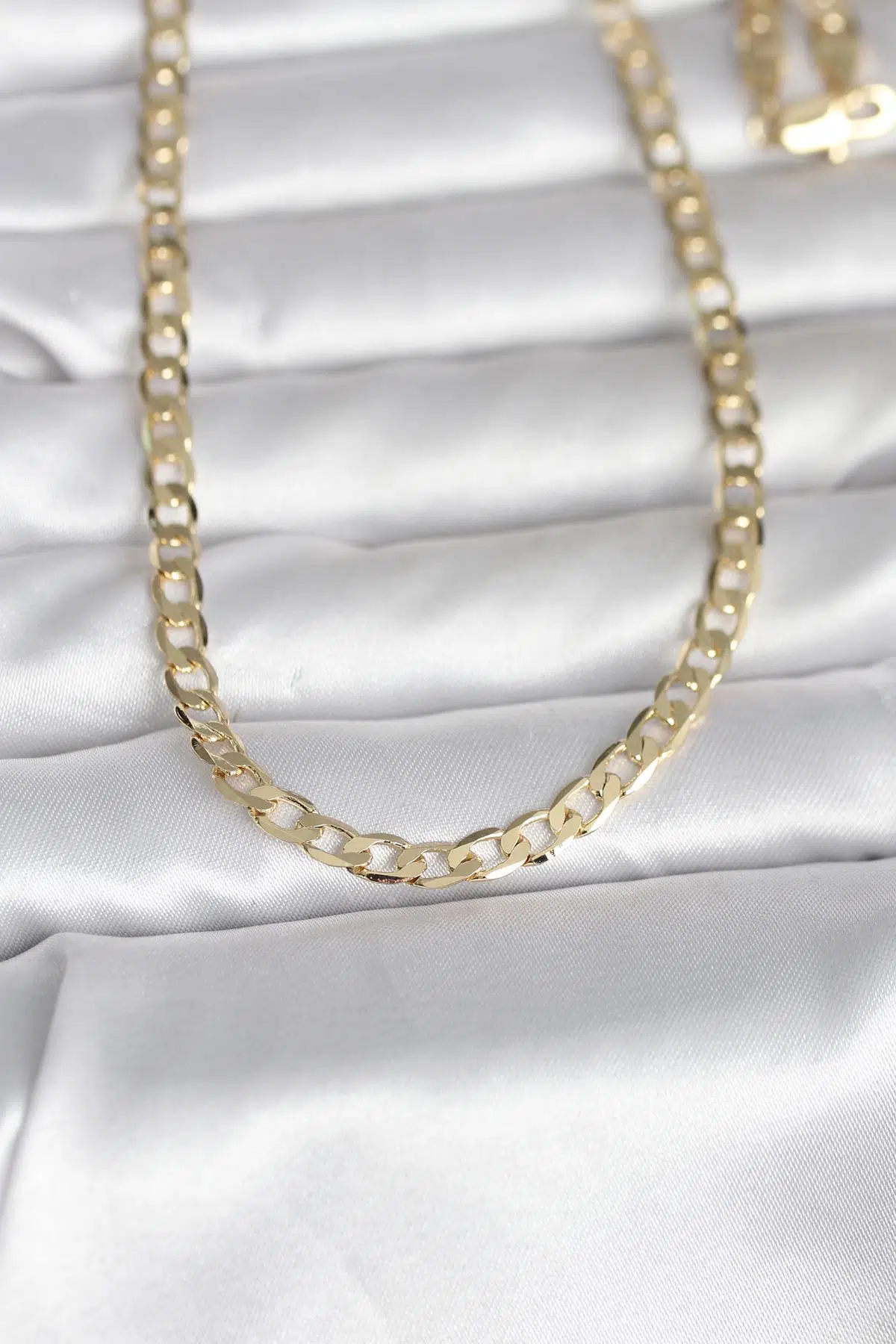 CM 14K Gold Renk Kalın Zincir Model 60 cm Kadın Kolye - EBJ260207W39457