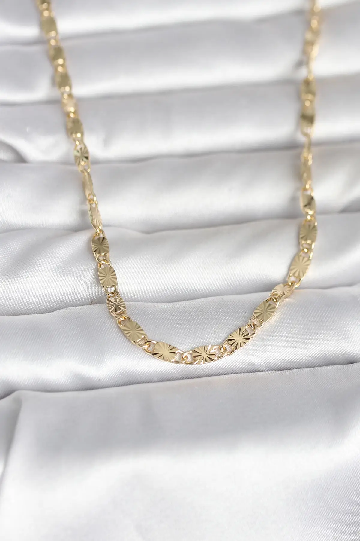 CM 14K Gold Renk Lazer Model 45 cm Kadın Kolye - EBJ260829W46445