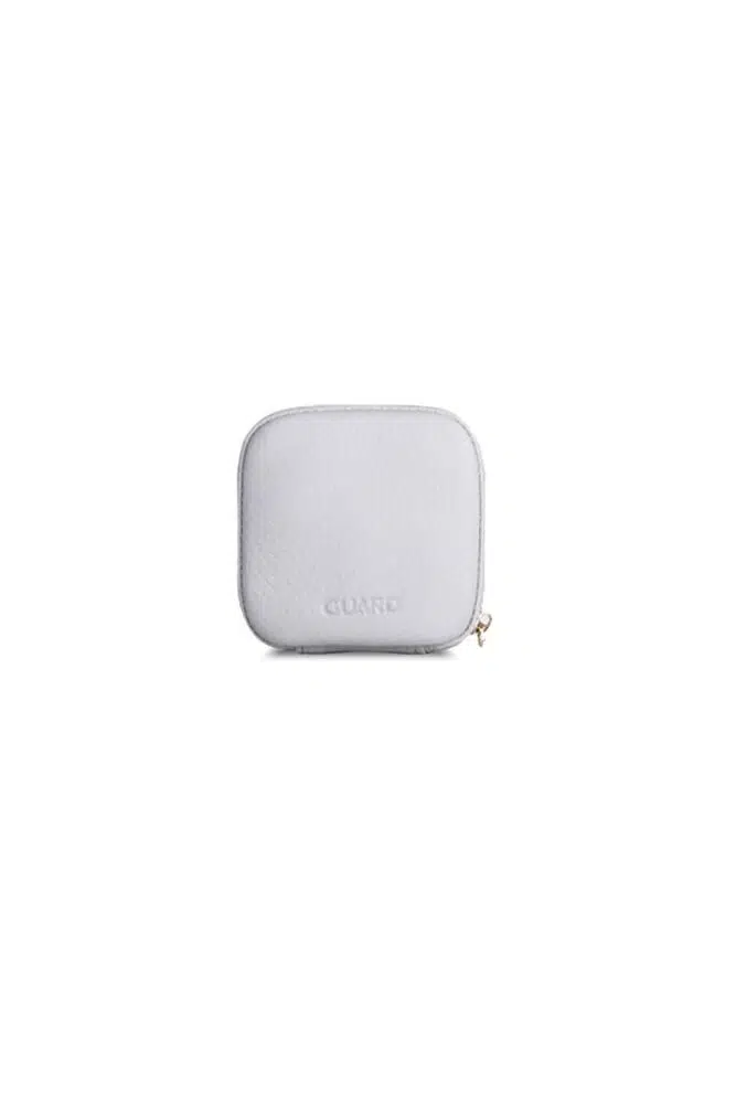 Guard Gri Fermuarlı Deri Mini Aksesuar Çantası // XD-5279-ST