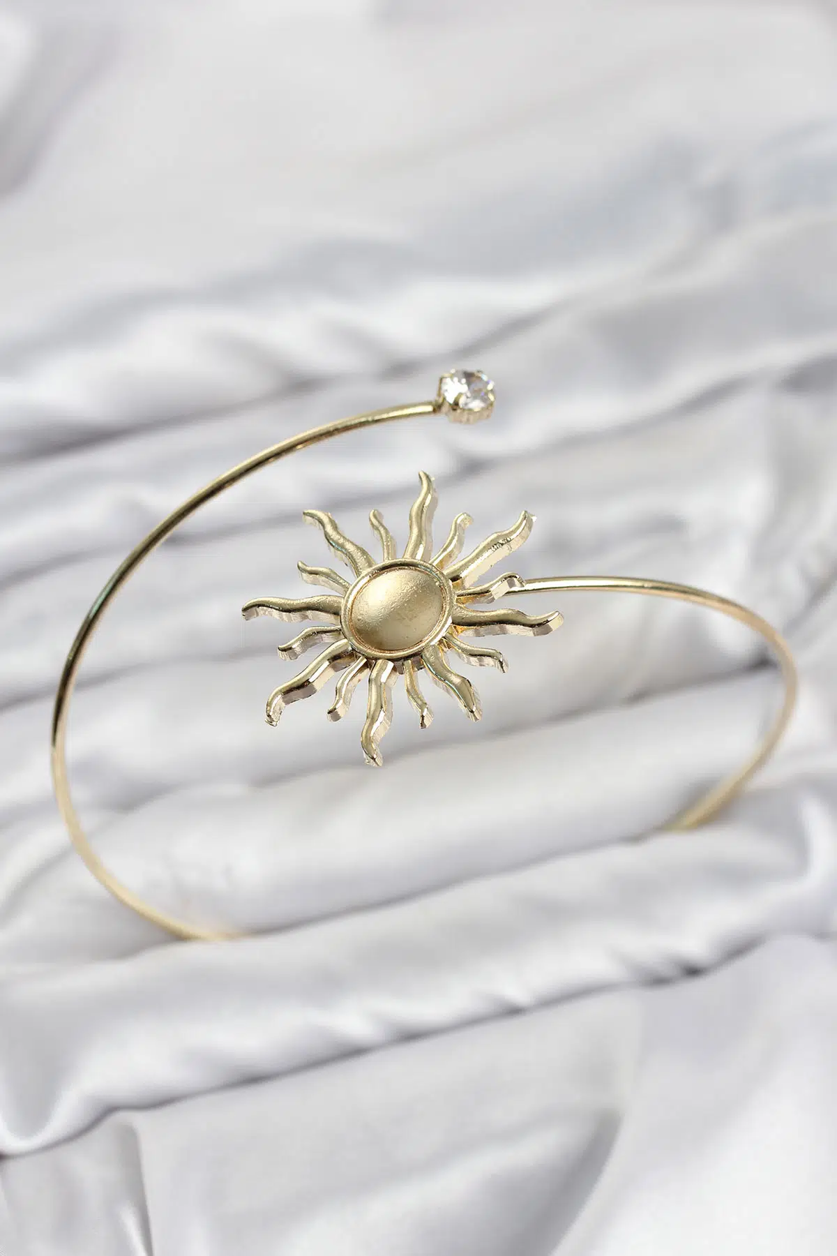 Pazu Bileklik Gold Renk Pirinç Güneş Model - EBJ260616W44109