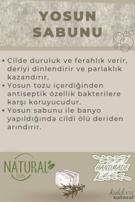 Yosun Sabunu El Yapımı Doğal 120 G x 3 Adet - 4
