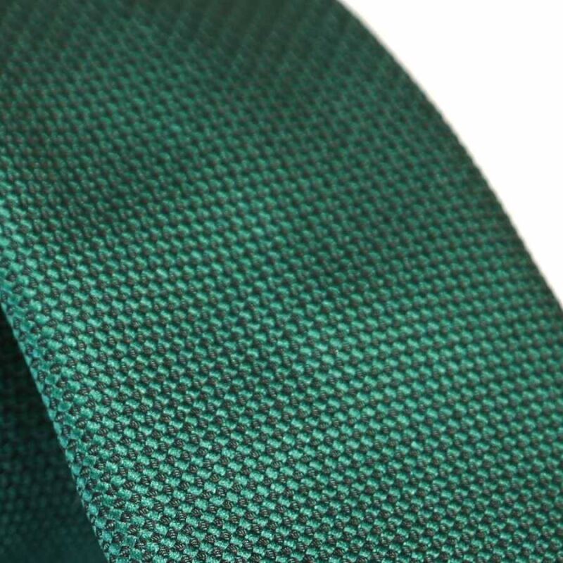 Zümrüt Yeşil Slim Fit Düz Renk Dokuma Kravat / DDK-28 - 2